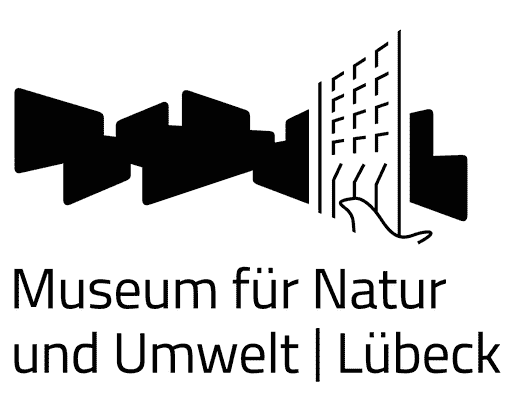 Logo Museum für Natur und Umwelt Lübeck schwarz-weiß