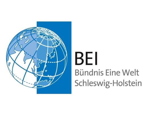 Globus mit Schriftzug