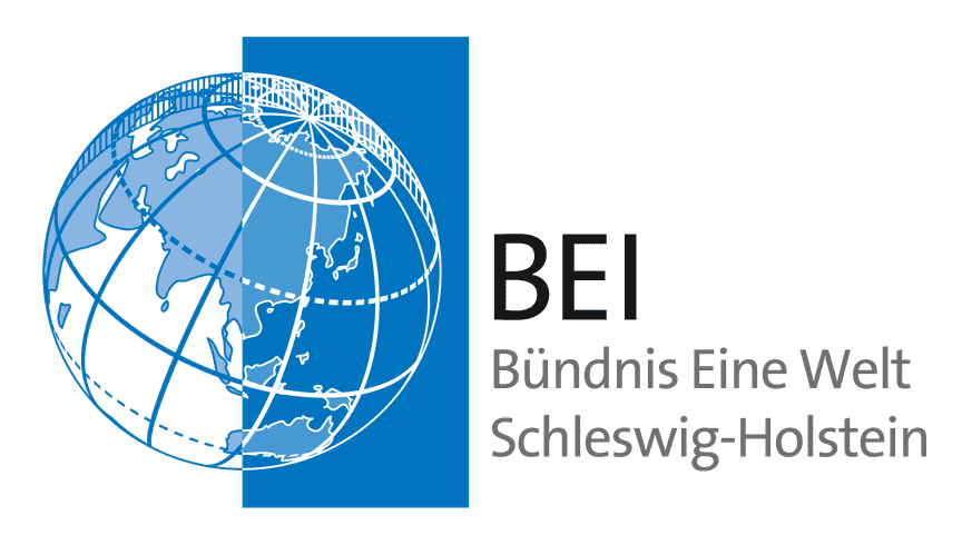 Globus mit Schriftzug